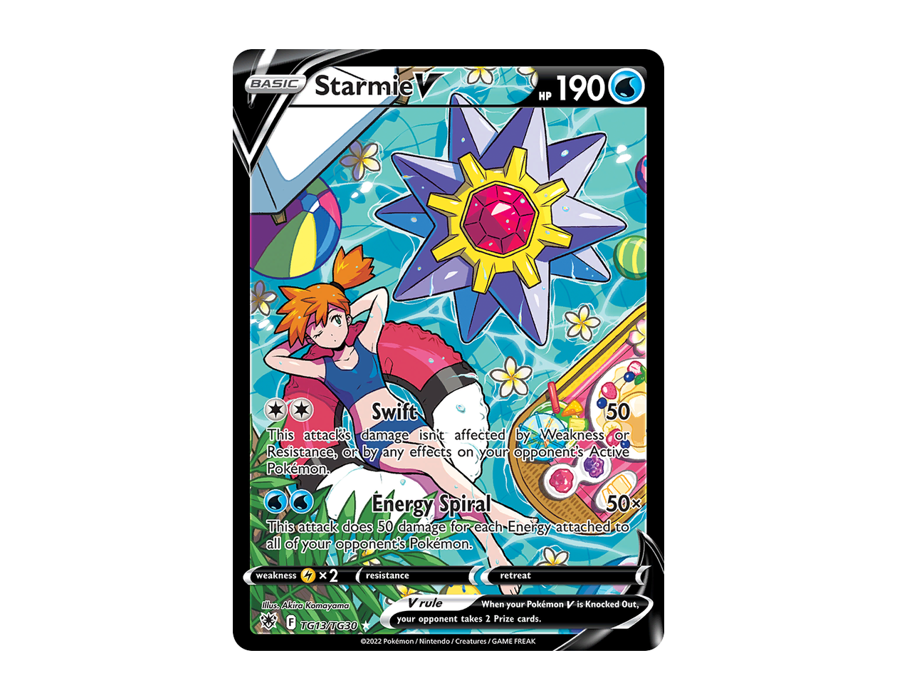 Starmie V ARTG TG13/30 (Astral Radiance Trainer Gallery)