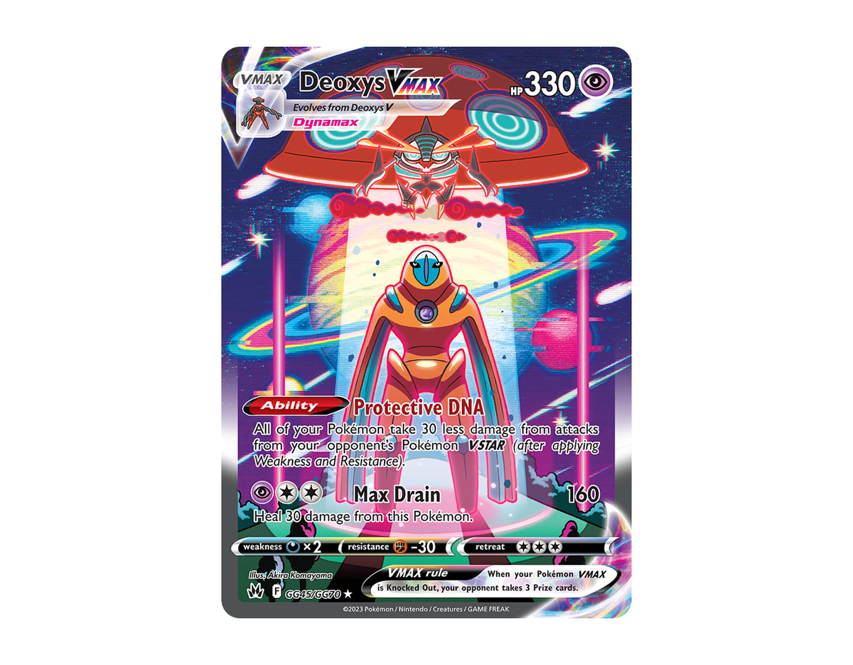 Deoxys VMAX CZGG GG45/70 (Crown Zenith Galarian Gallery)