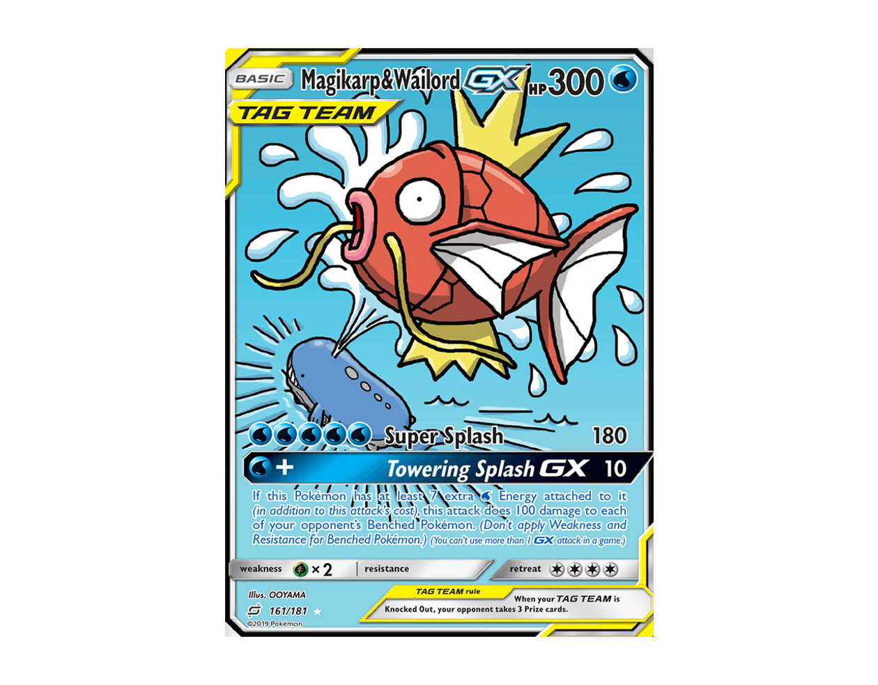 Magikarp & Wailord GX TU 161/181 (Team Up)