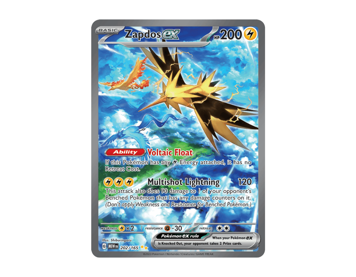 Zapdos ex 15 202/165 (151)