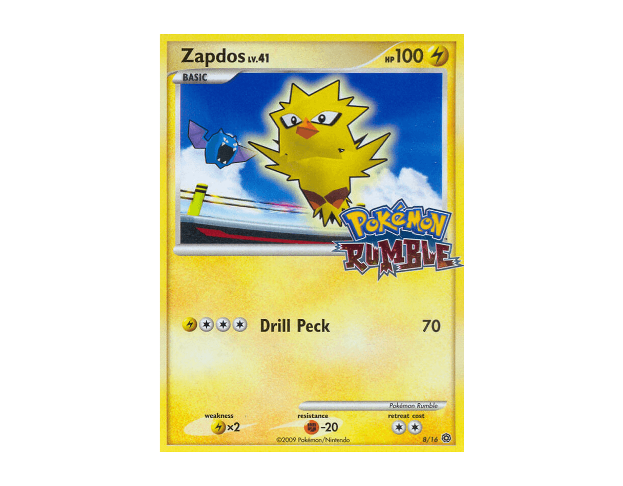 Zapdos PR 8/16 (Pokémon Rumble)