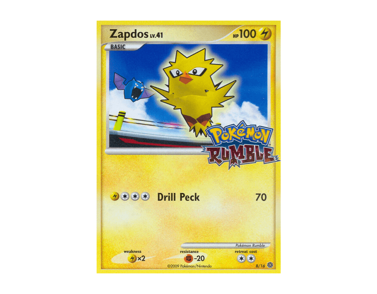 Zapdos PR 8/16 (Pokémon Rumble)