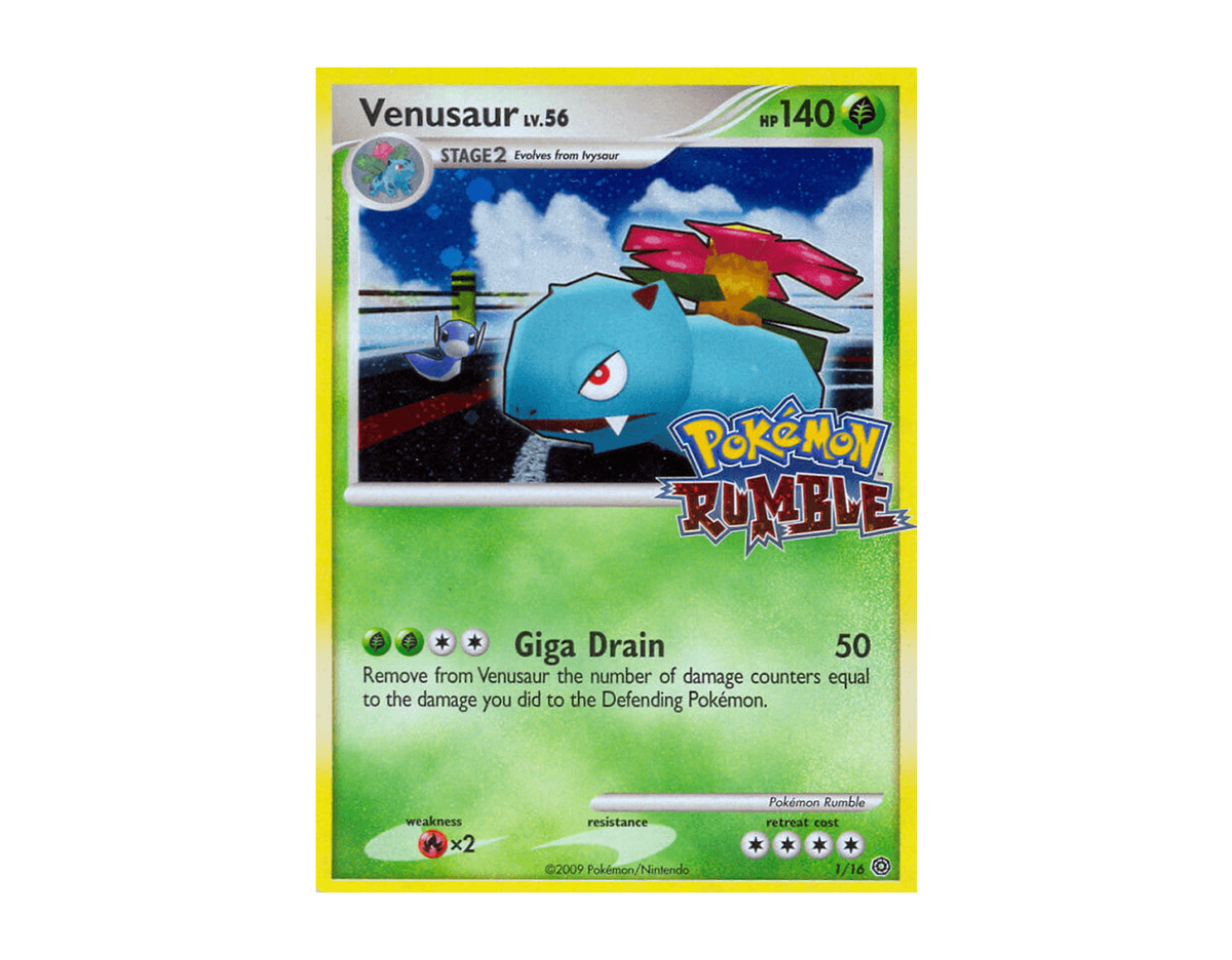 Venusaur PR 1/16 (Pokémon Rumble)