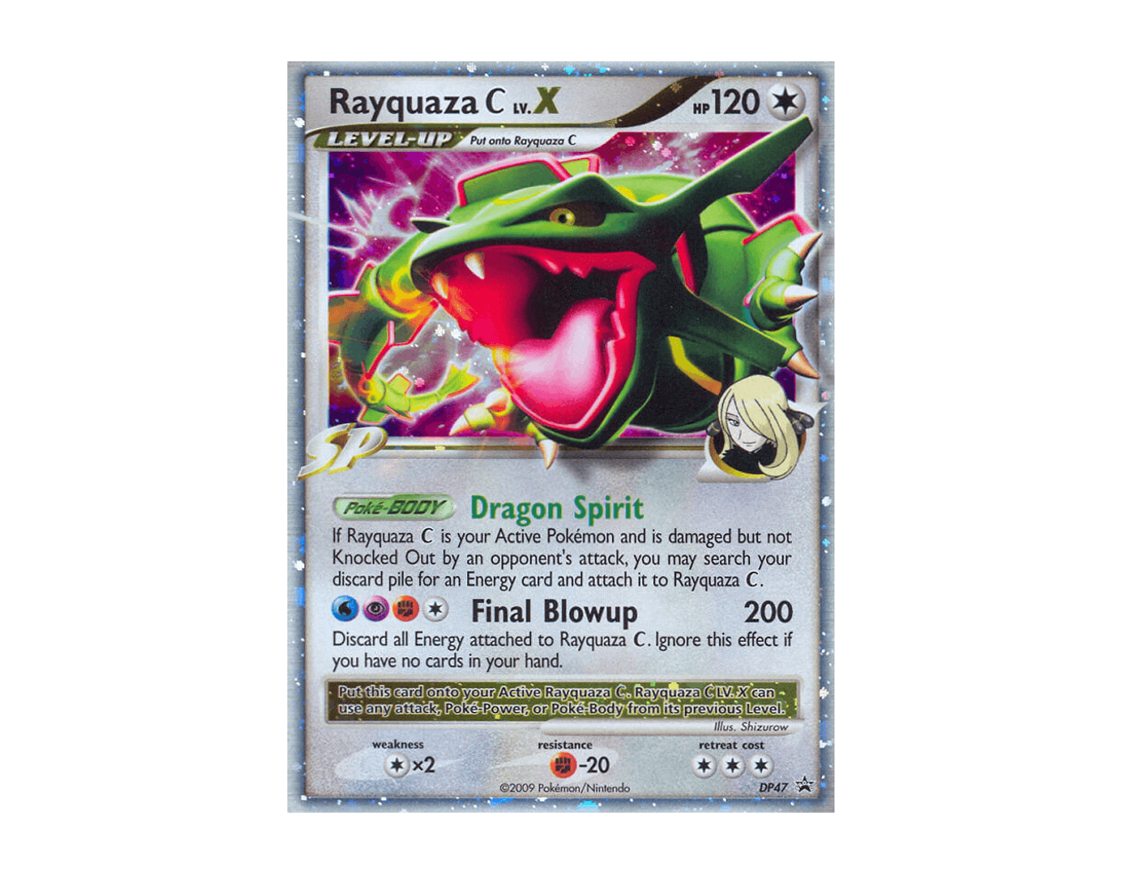 Rayquaza C DBSP DP47/56 (DP Black Star Promos)