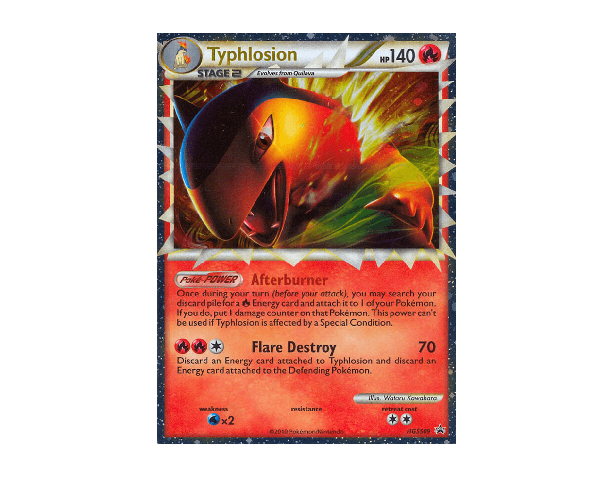Typhlosion HBSP HGSS09/25 (HGSS Black Star Promos)