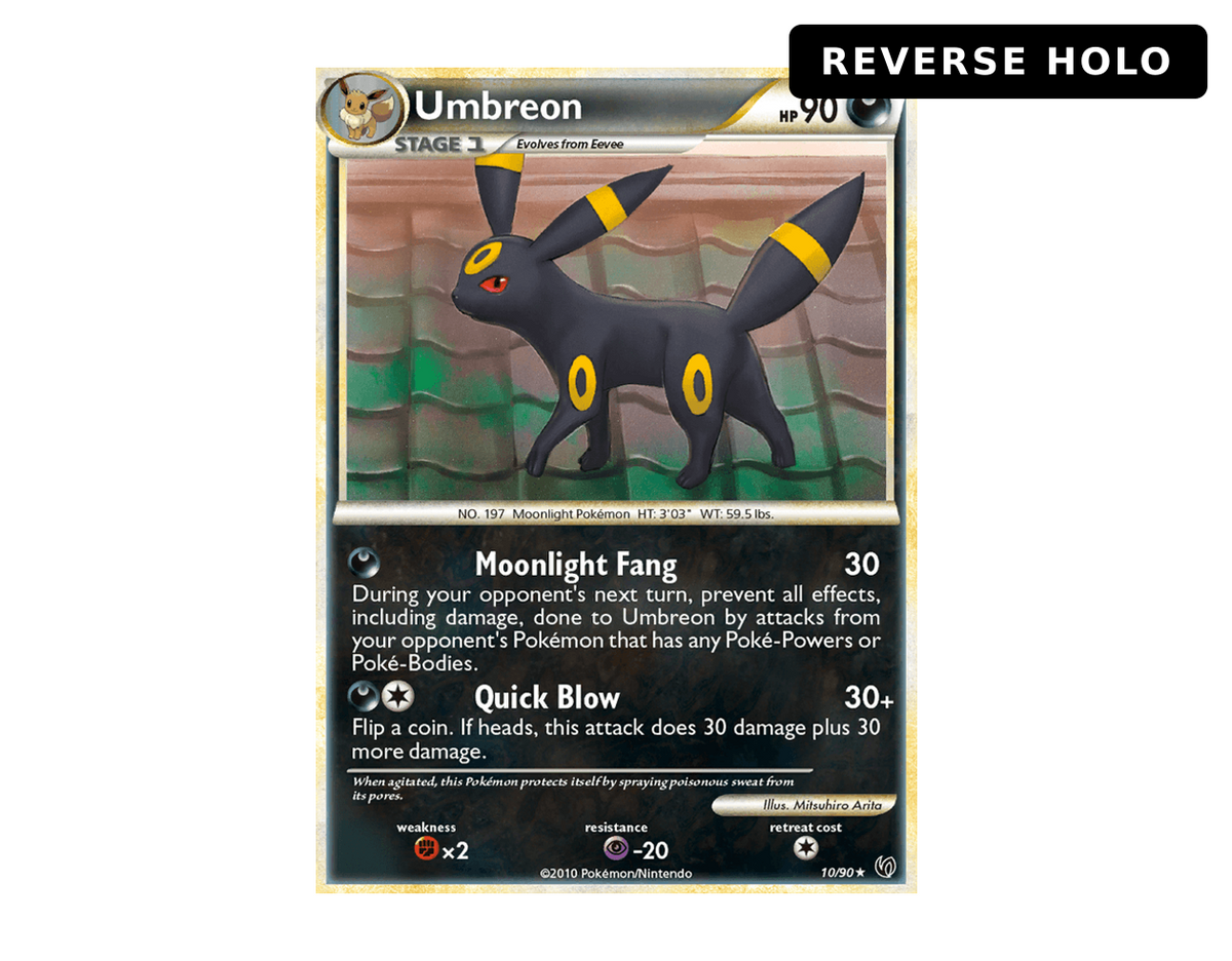 Umbreon UN 10/90 (Undaunted) - Reverse Holo