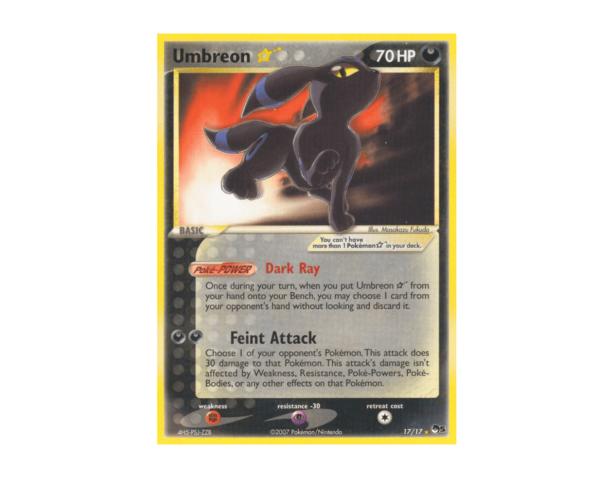 Umbreon ★ PS5 17/17 (POP Series 5)