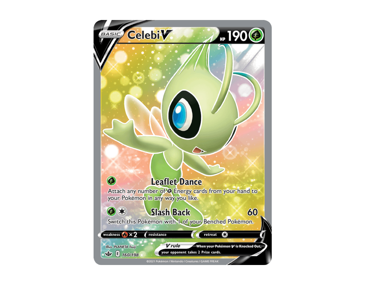 Celebi V CR 160/198 (Chilling Reign)