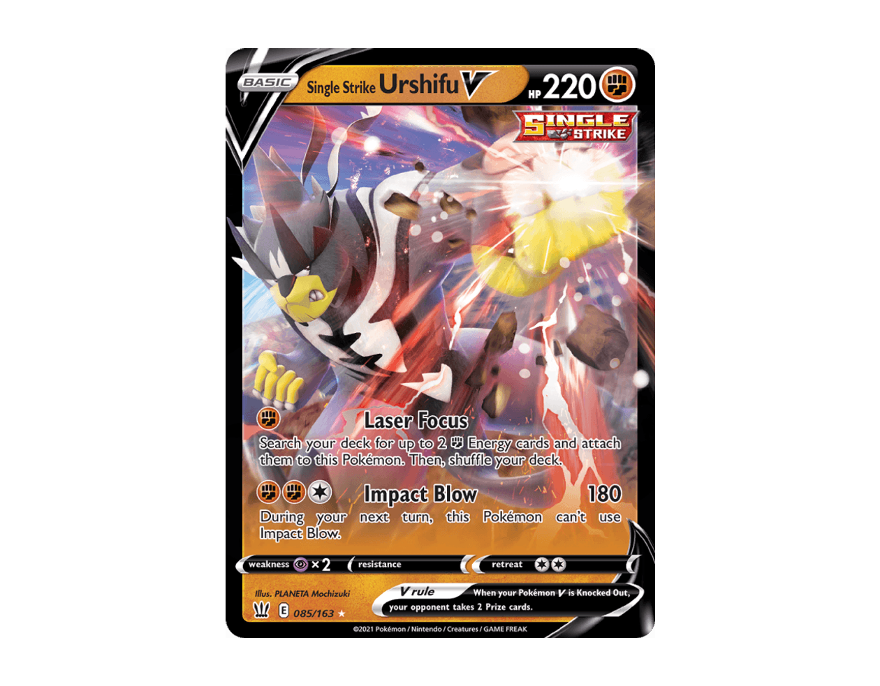 Single Strike Urshifu V BS 85/163 (Battle Styles)
