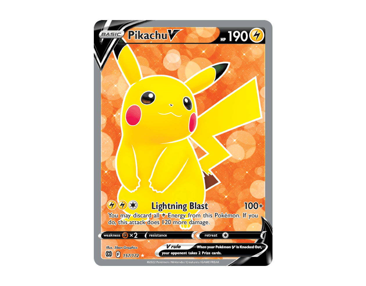 Pikachu V BS 157/172 (Brilliant Stars)