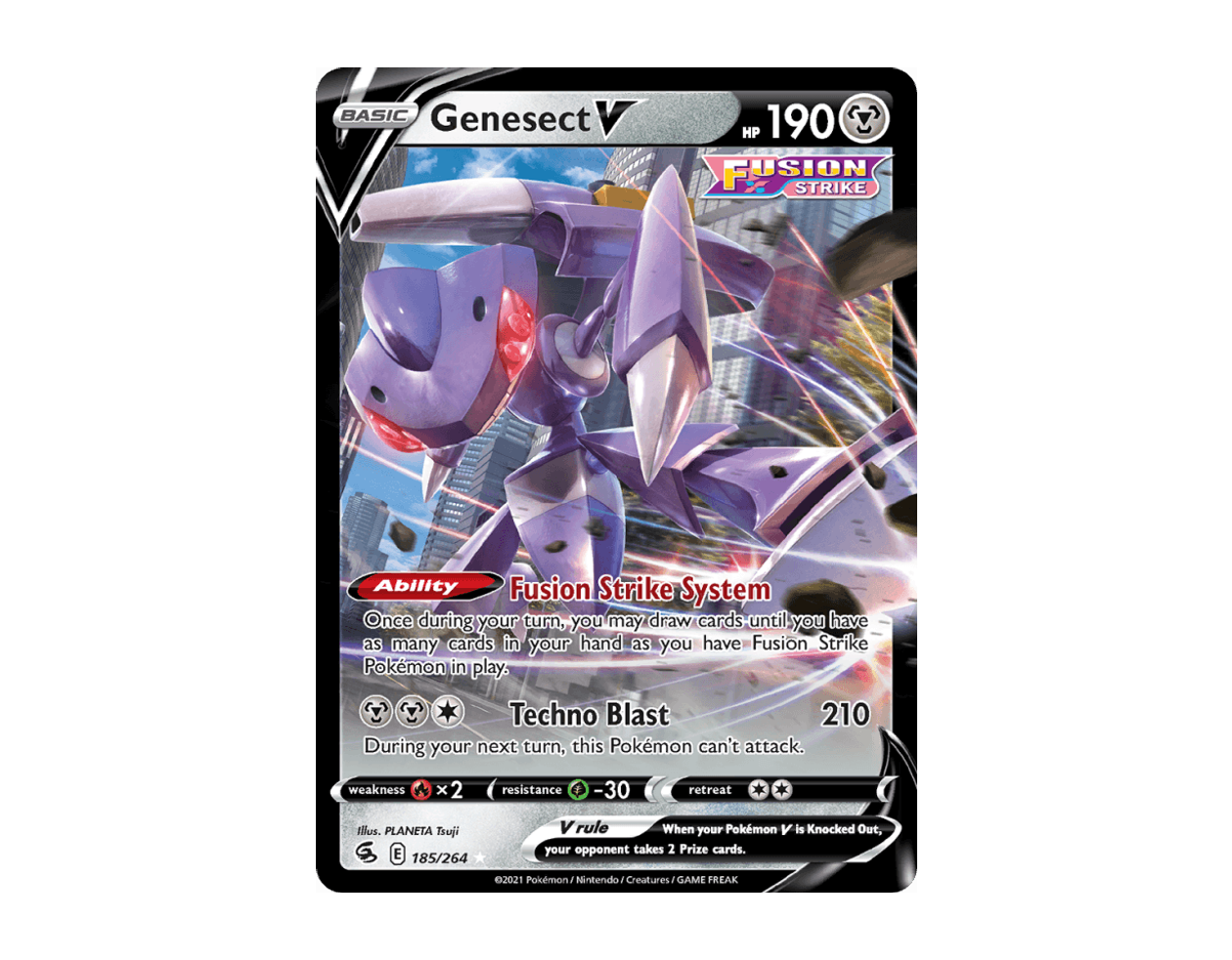 Genesect V FS 185/264 (Fusion Strike)