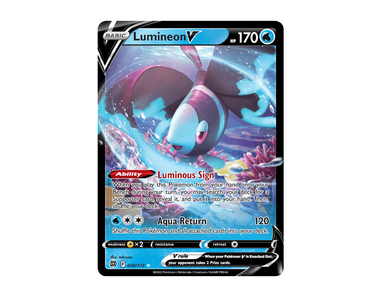 Lumineon V BS 040/172 (Brilliant Stars)