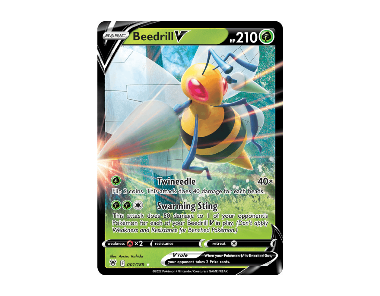 Beedrill V AR 001/189 (Astral Radiance)