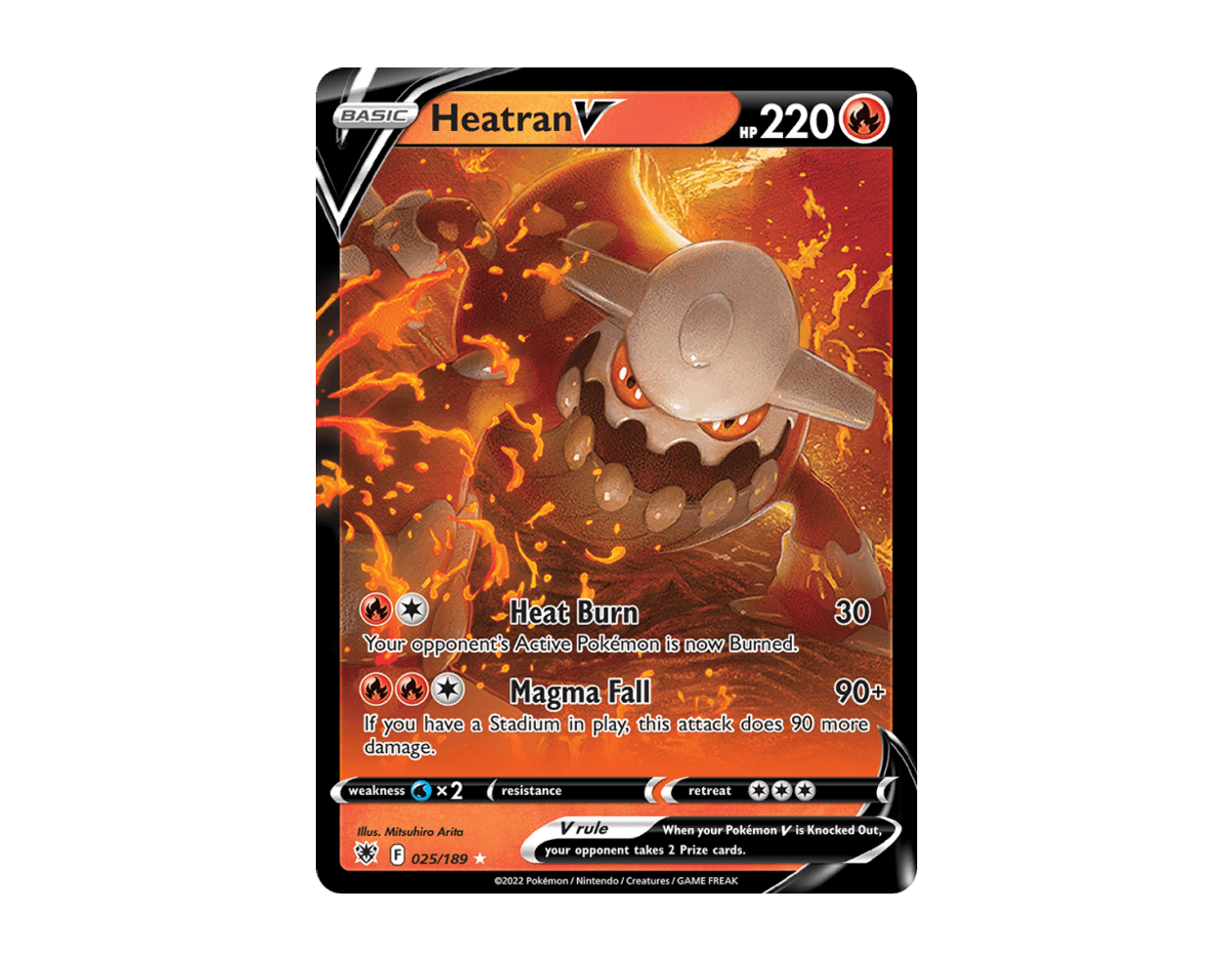 Heatran V AR 025/189 (Astral Radiance)