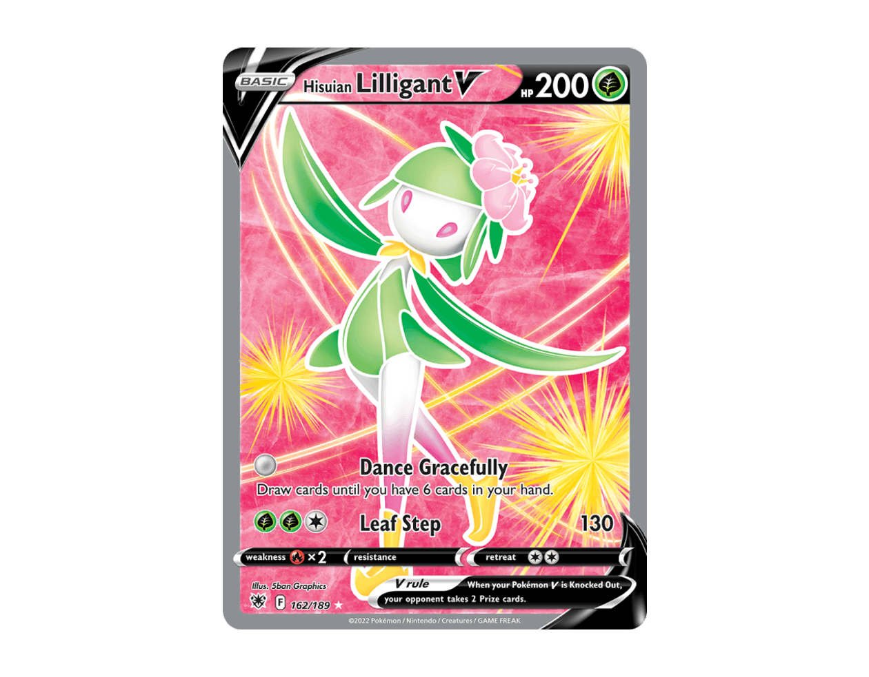 Hisuian Lilligant V AR 162/189 (Astral Radiance)