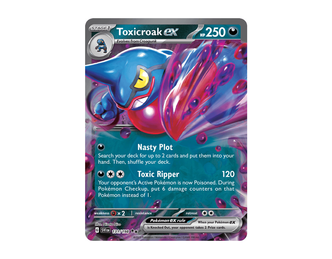 Toxicroak ex SV 131/198 (Scarlet & Violet)