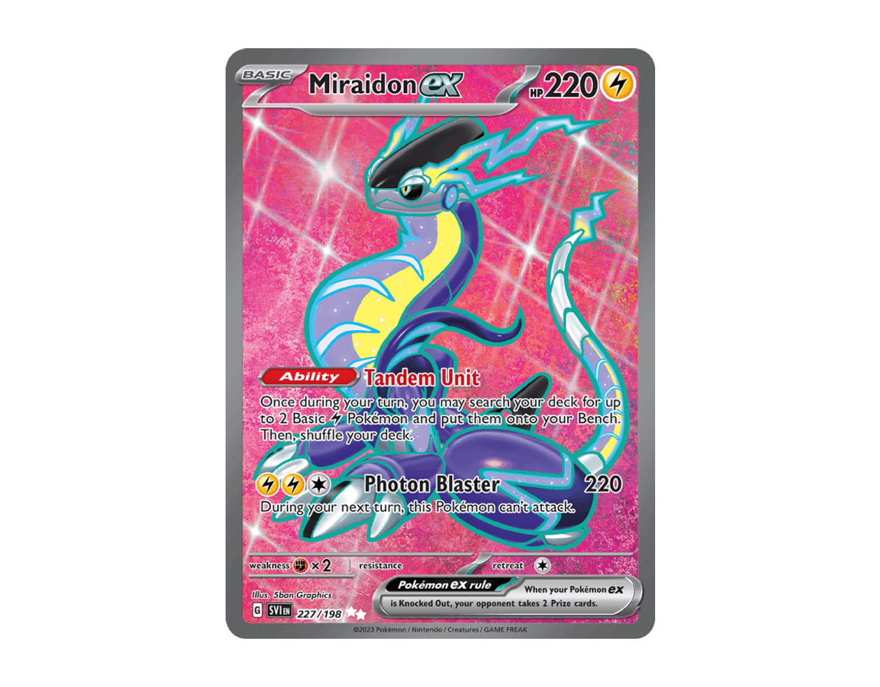 Miraidon ex SV 227/198 (Scarlet & Violet)