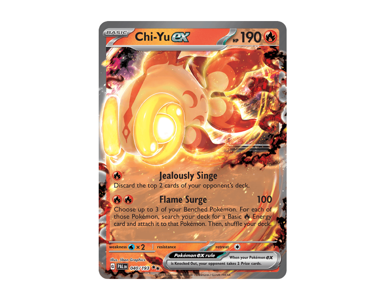 Chi-Yu ex PE 040/193 (Paldea Evolved)