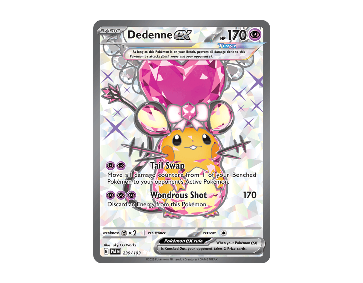 Dedenne ex PE 239/193 (Paldea Evolved)