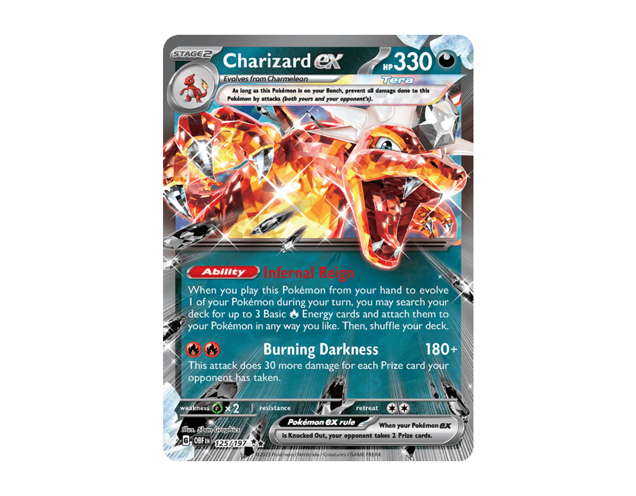 Charizard ex OF 125/197 (Obsidian Flames)