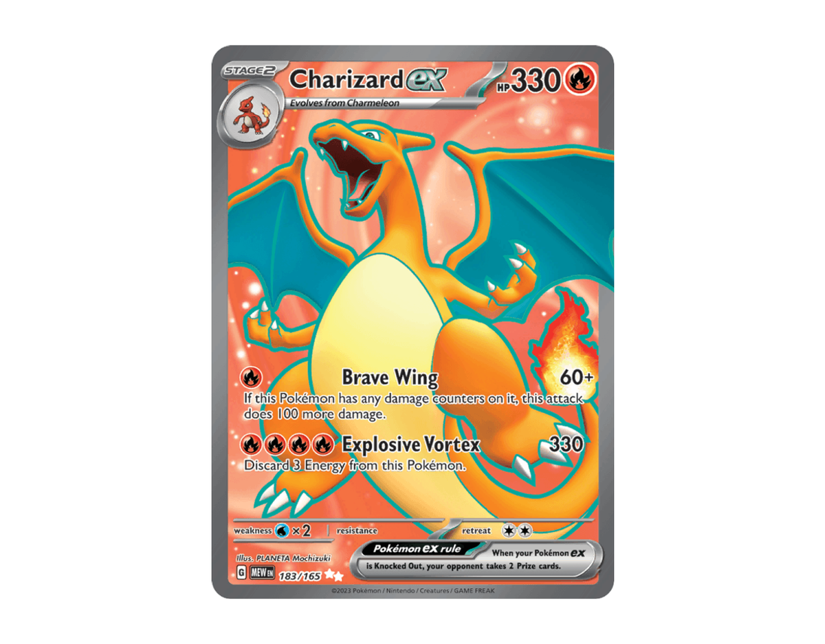 Charizard ex 15 183/165 (151)