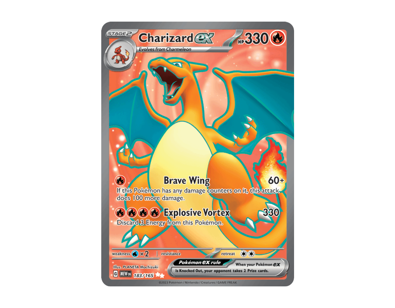 Charizard ex 15 183/165 (151)