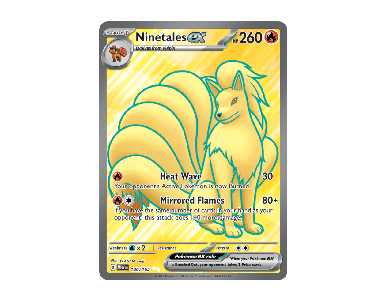 Ninetales ex 15 186/165 (151)