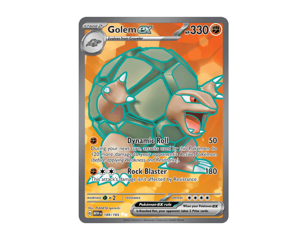 Golem ex 15 189/165 (151)