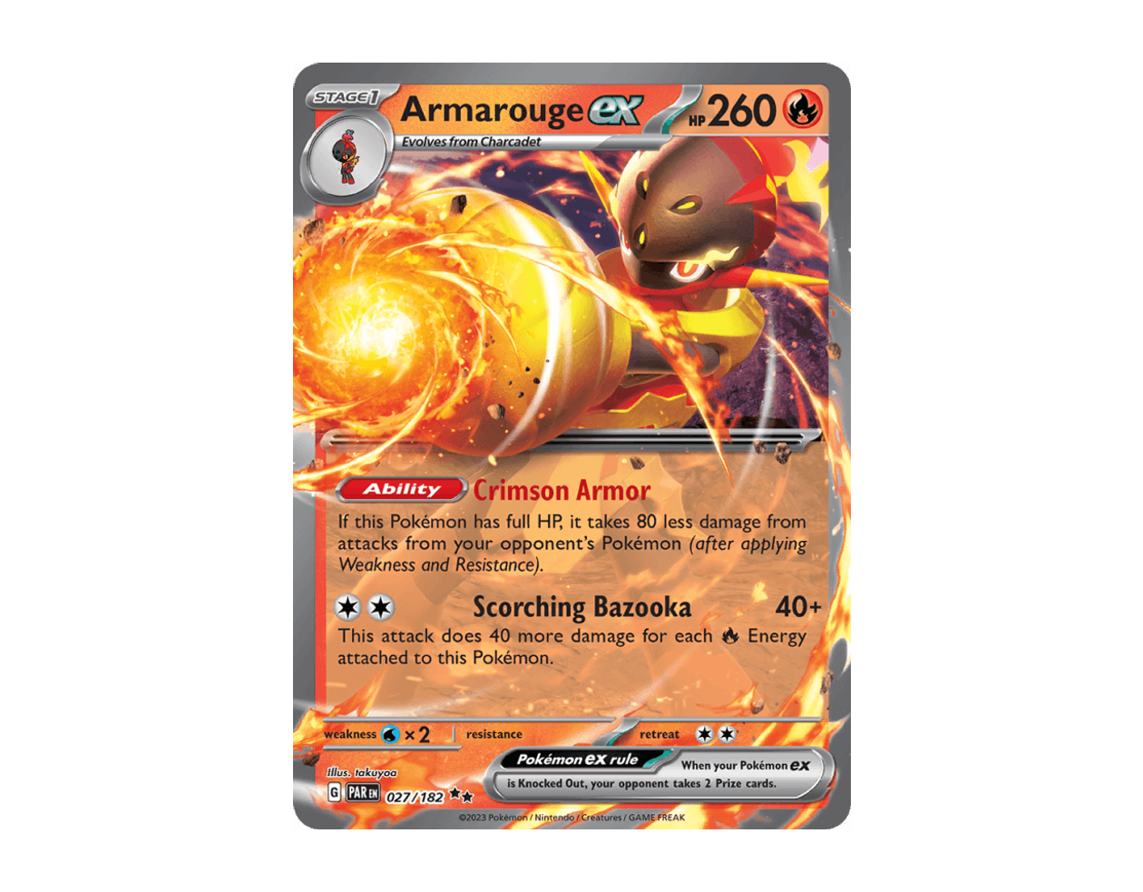 Armarouge ex PR 027/182 (Paradox Rift)