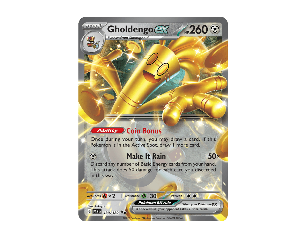 Gholdengo ex PR 139/182 (Paradox Rift)