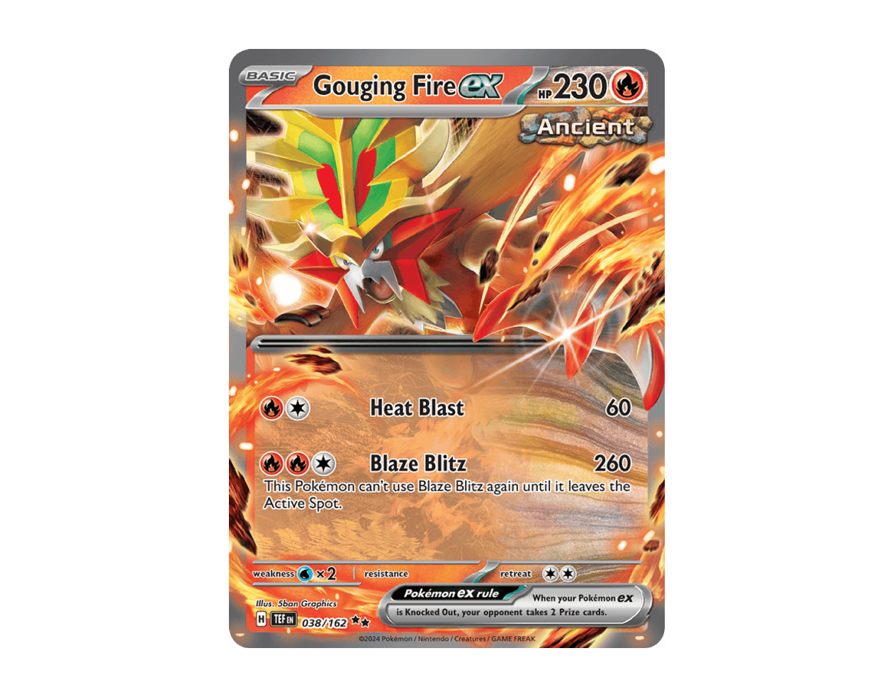 Gouging Fire ex TF 038/162 (Temporal Forces)