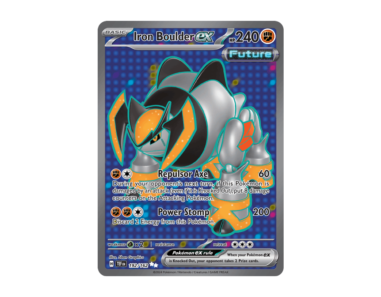 Iron Boulder ex TF 192/162 (Temporal Forces)