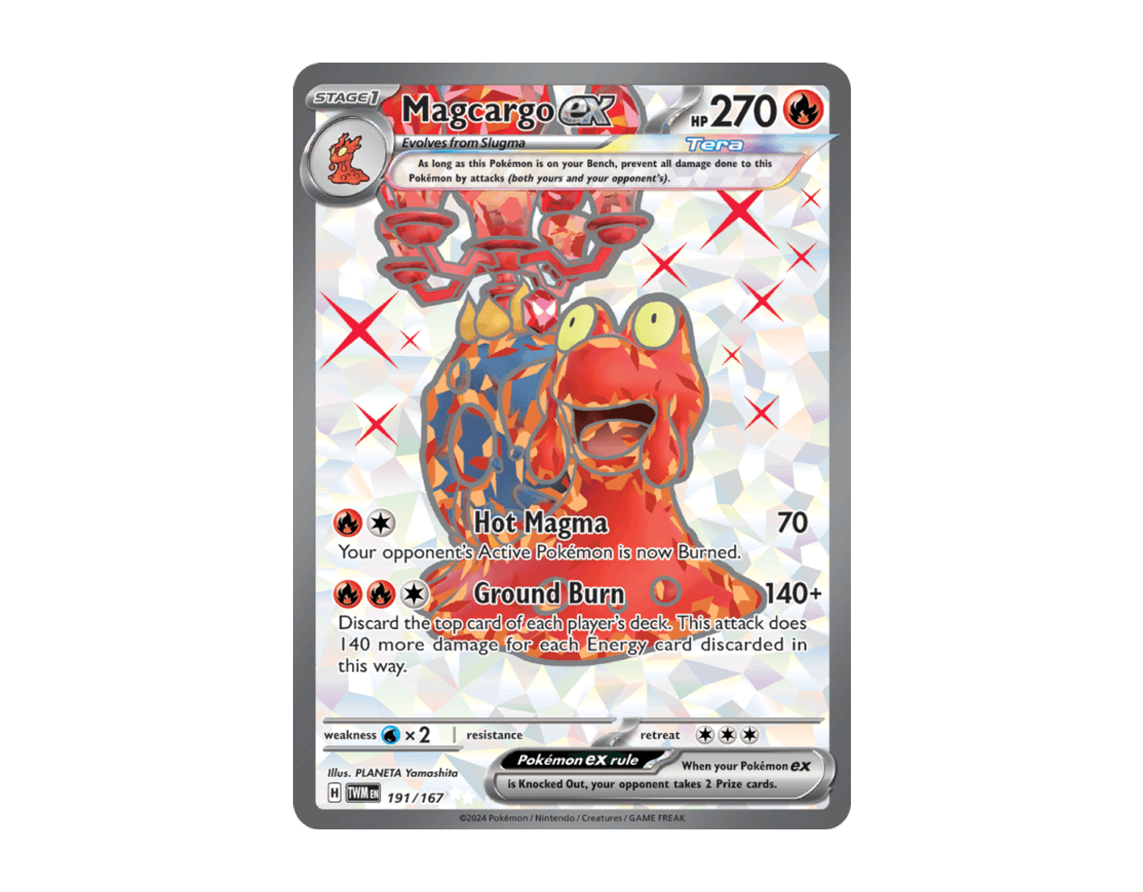 Magcargo ex TM 191/167 (Twilight Masquerade)