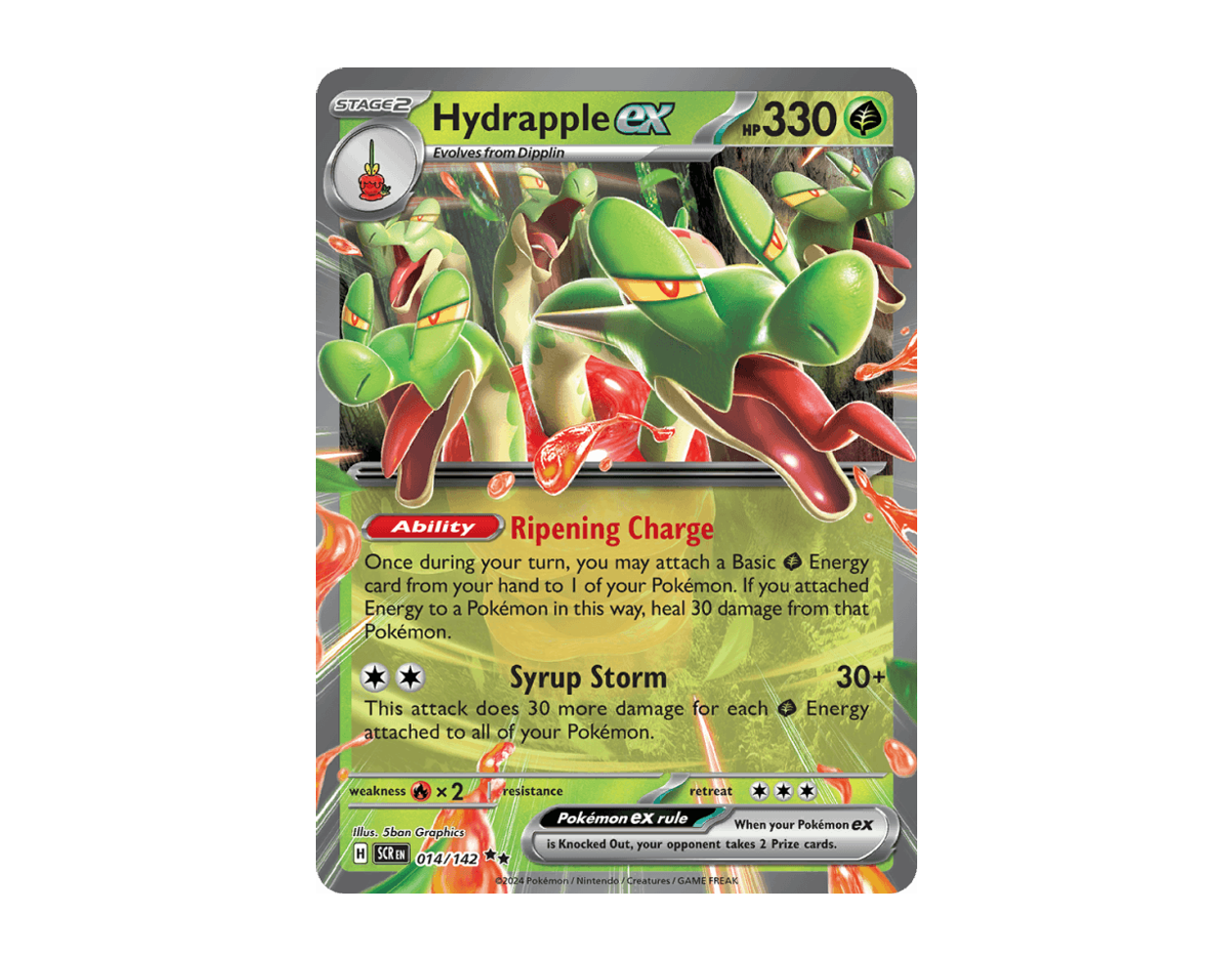 Hydrapple ex SC 014/142 (Stellar Crown)