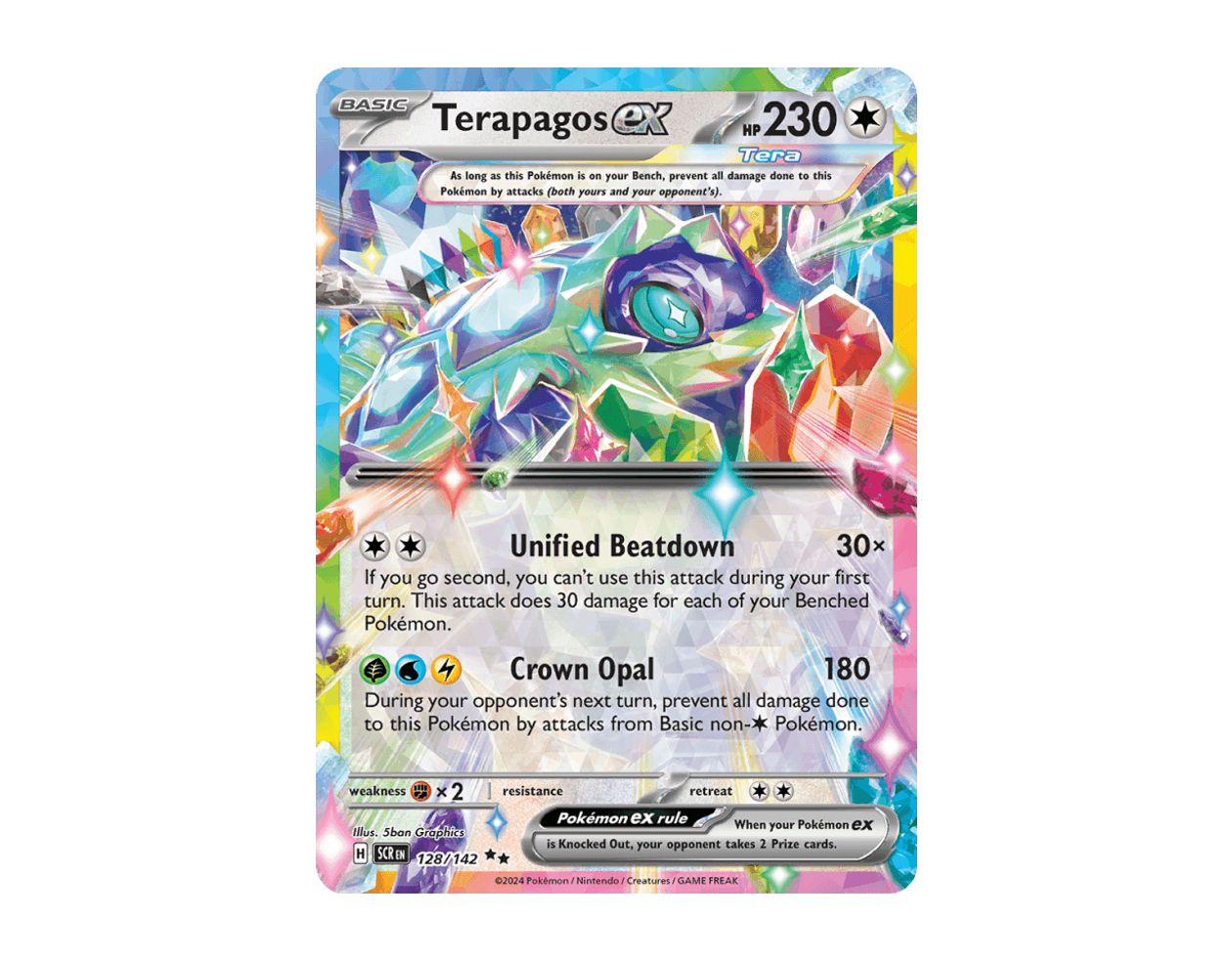 Terapagos ex SC 128/142 (Stellar Crown)