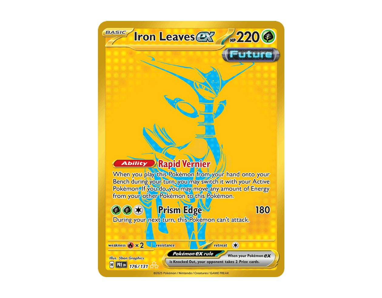 Iron Leaves ex PE 176/131 (Prismatic Evolutions)