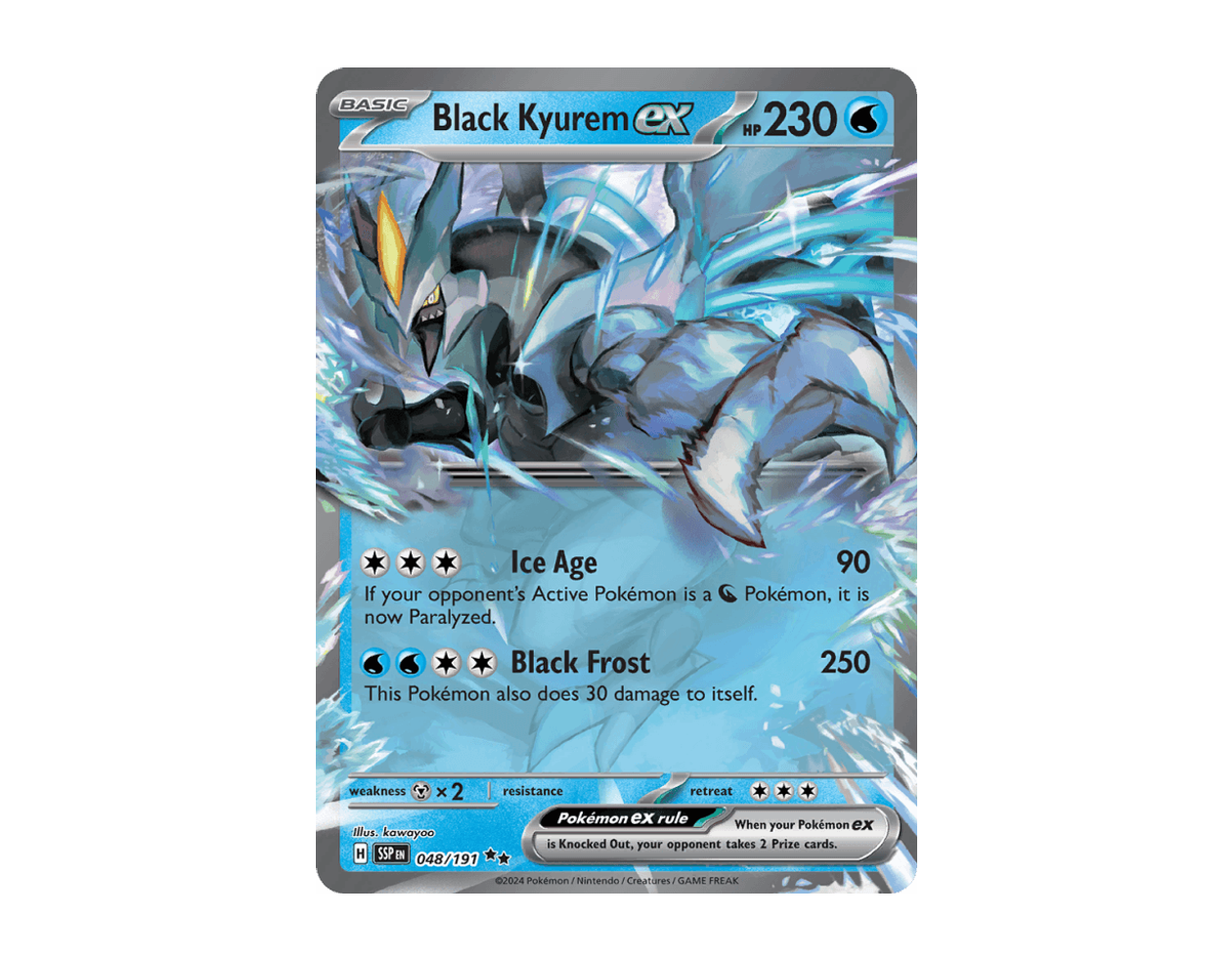 Black Kyurem ex SS 048/191 (Surging Sparks)