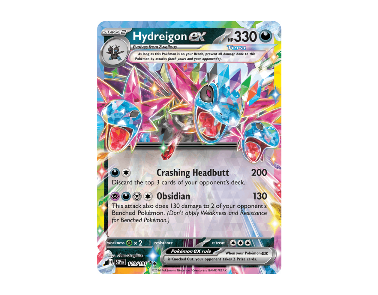 Hydreigon ex SS 119/191 (Surging Sparks)