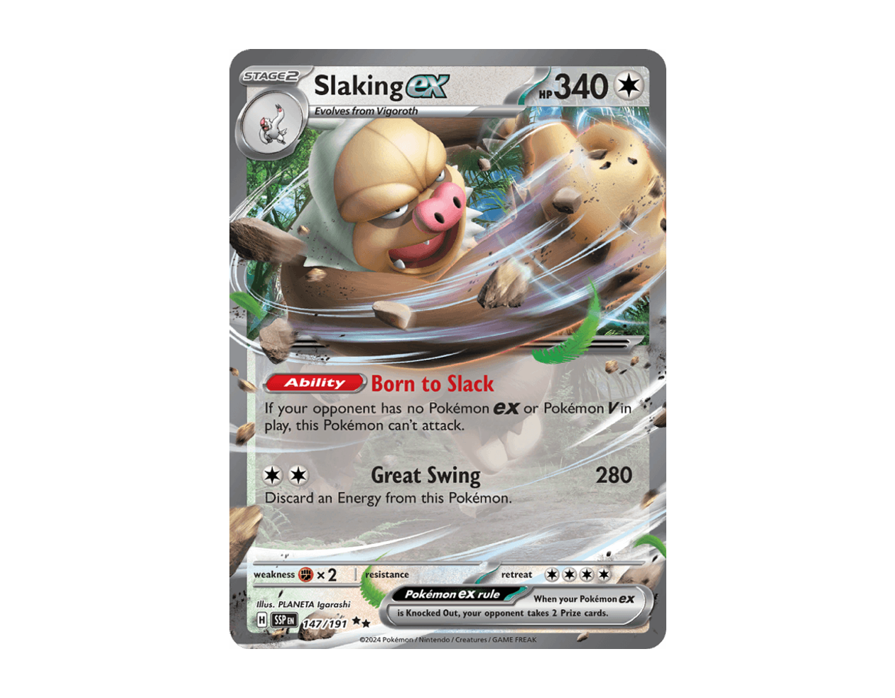 Slaking ex SS 147/191 (Surging Sparks)