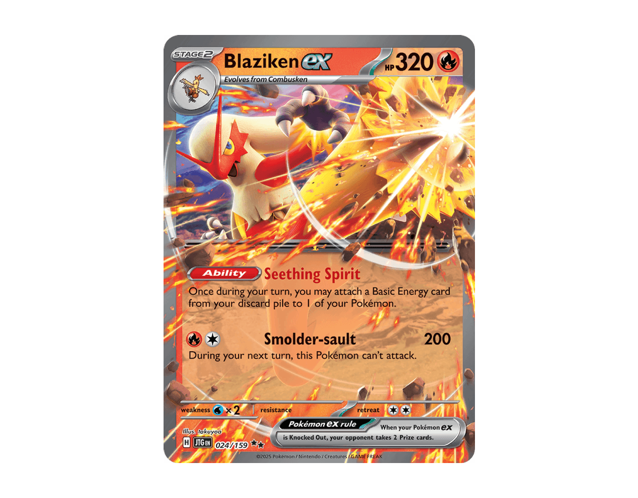 Blaziken ex JT 024/159 (Journey Together)