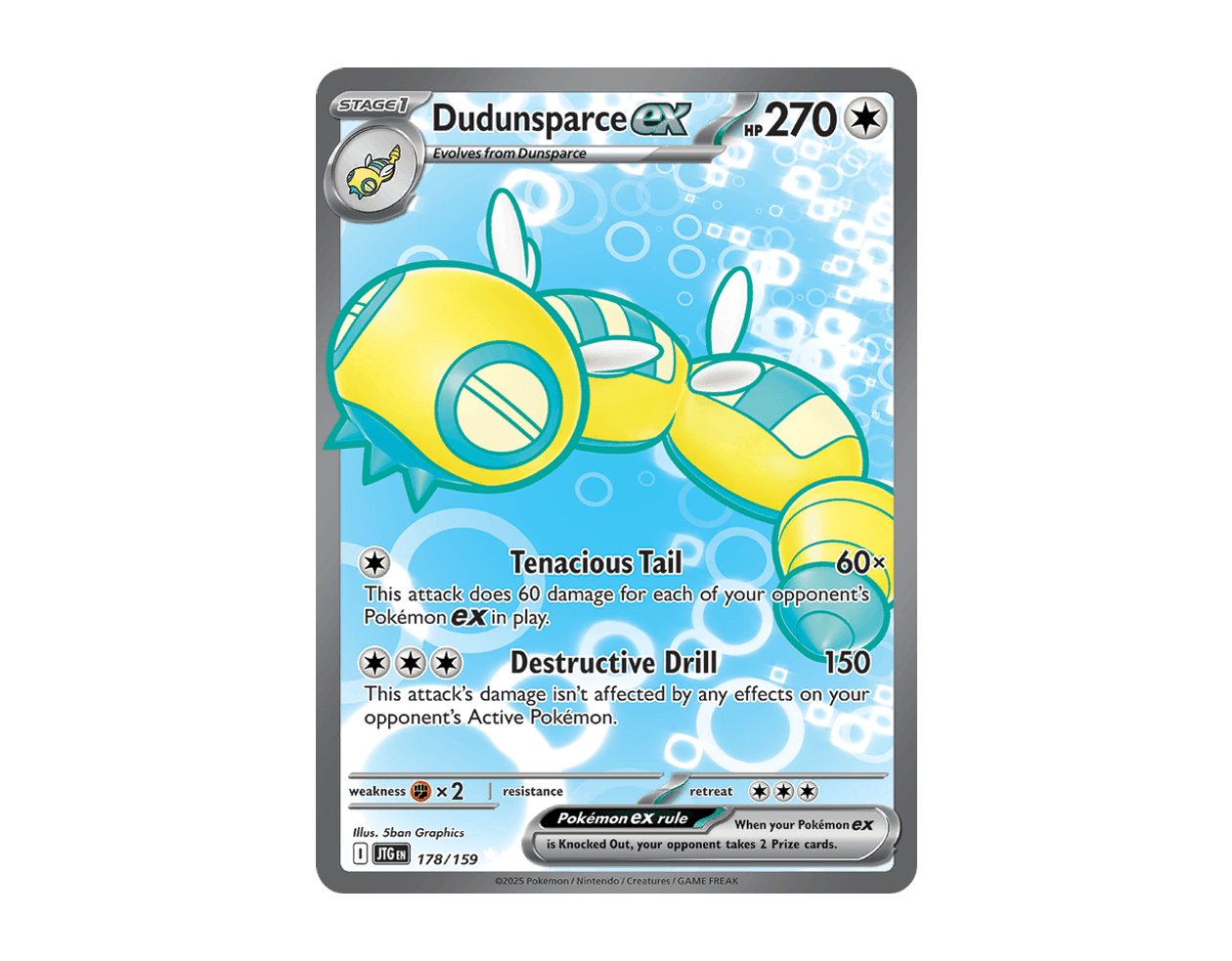 Dudunsparce ex JT 178/159 (Journey Together)