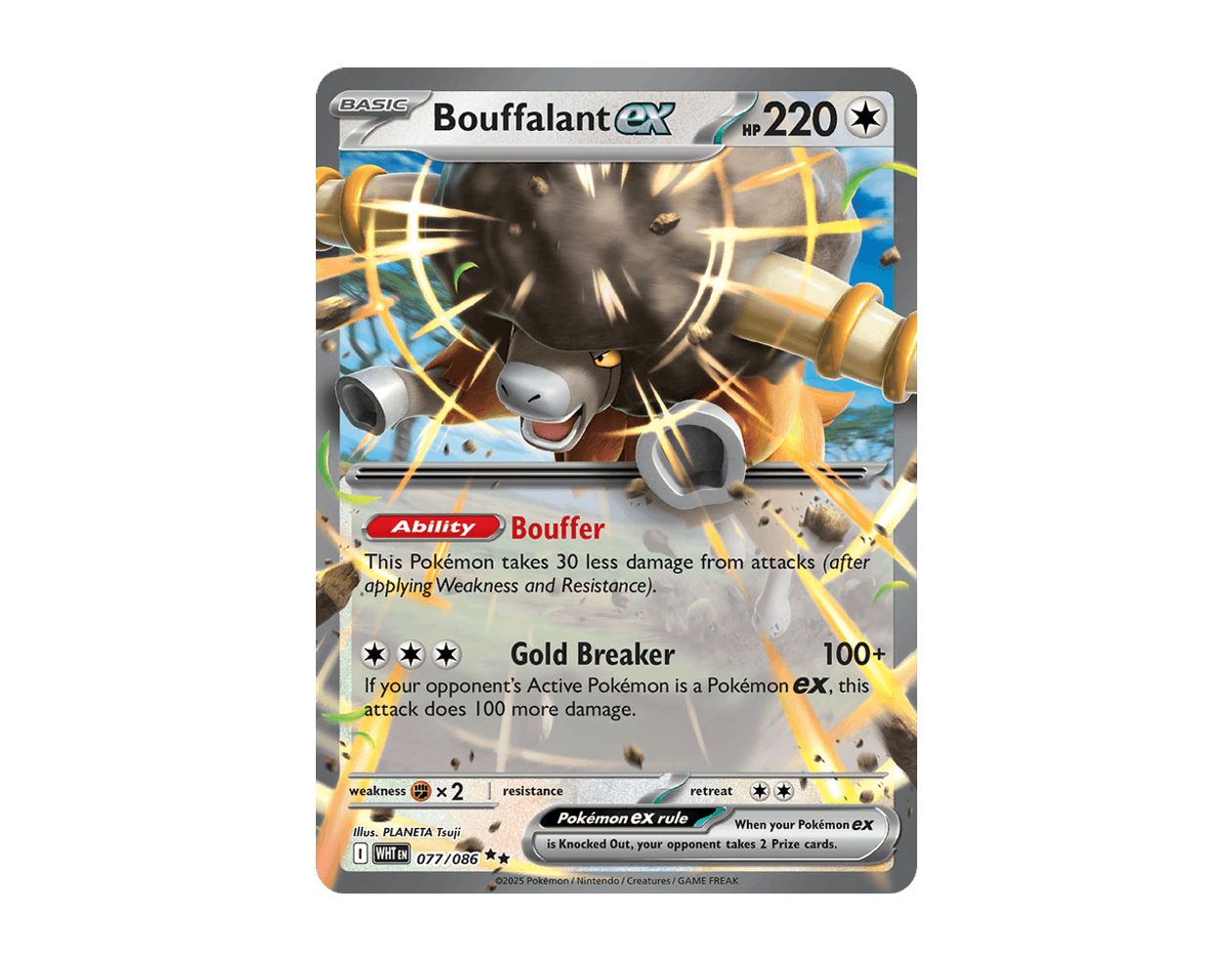 Bouffalant ex WF 077/86 (White Flare)