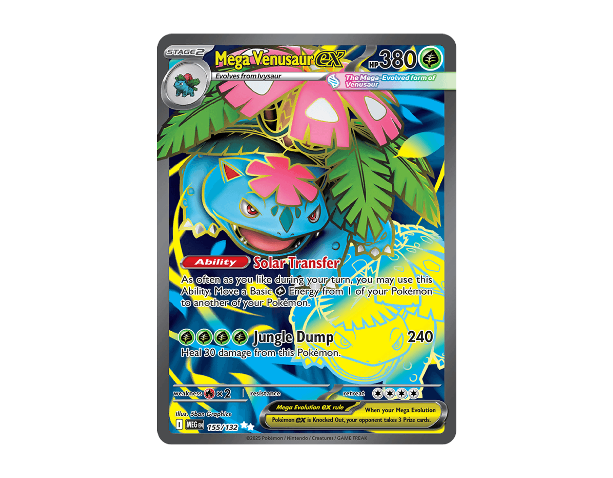 Mega Venusaur ex ME 155/132 (Mega Evolution)