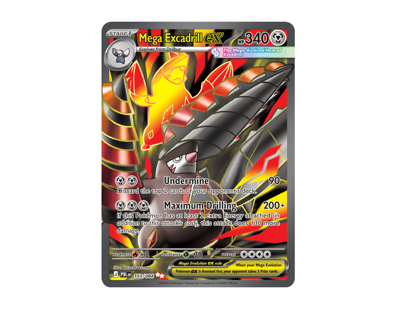 Mega Excadrill ex PB 103/84 (Pitch Black)