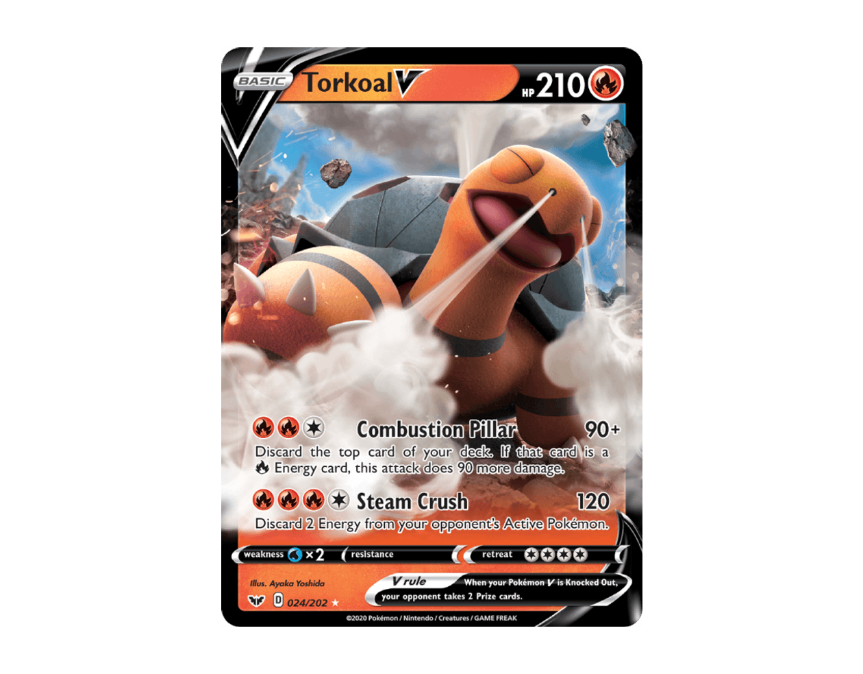 Torkoal V SS 24/202 (Sword & Shield)