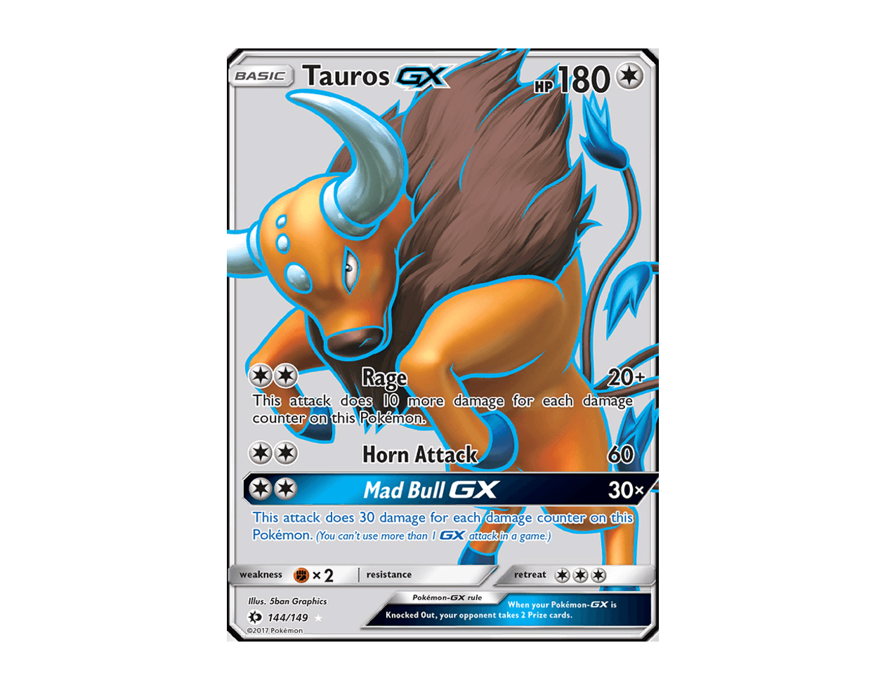 Tauros GX SM 144/149 (Sun & Moon)