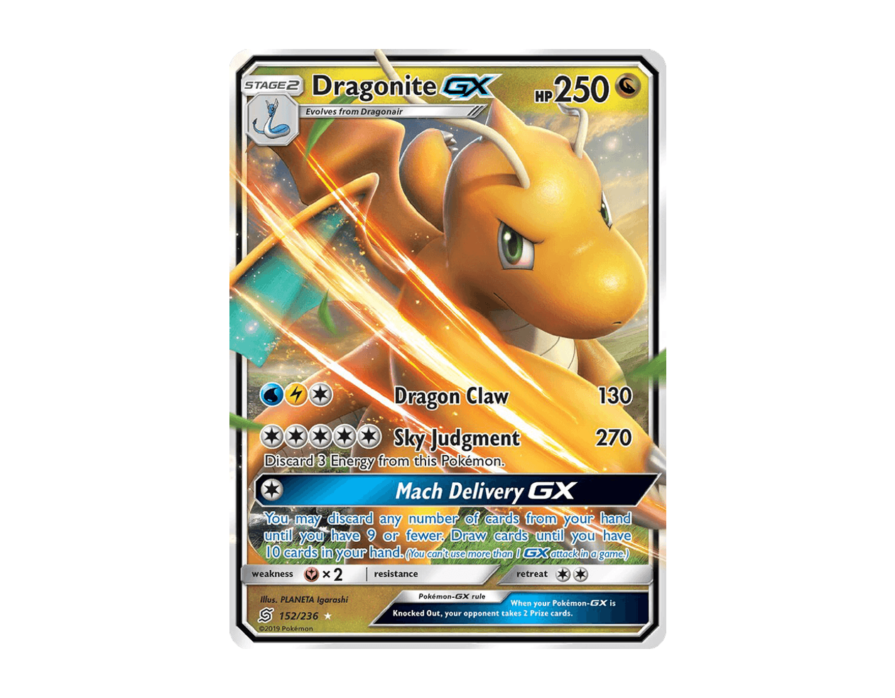 Dragonite GX UM 152/236 (Unified Minds)