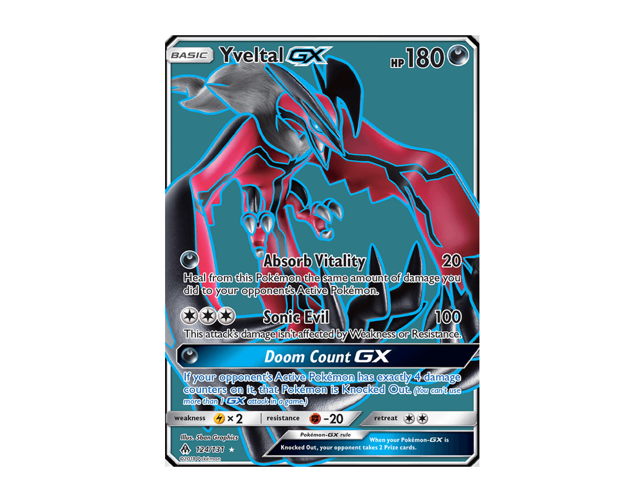 Yveltal GX FL 124/131 (Forbidden Light)