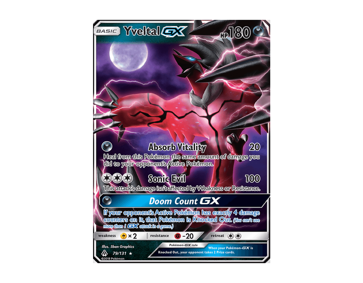 Yveltal GX FL 79/131 (Forbidden Light)