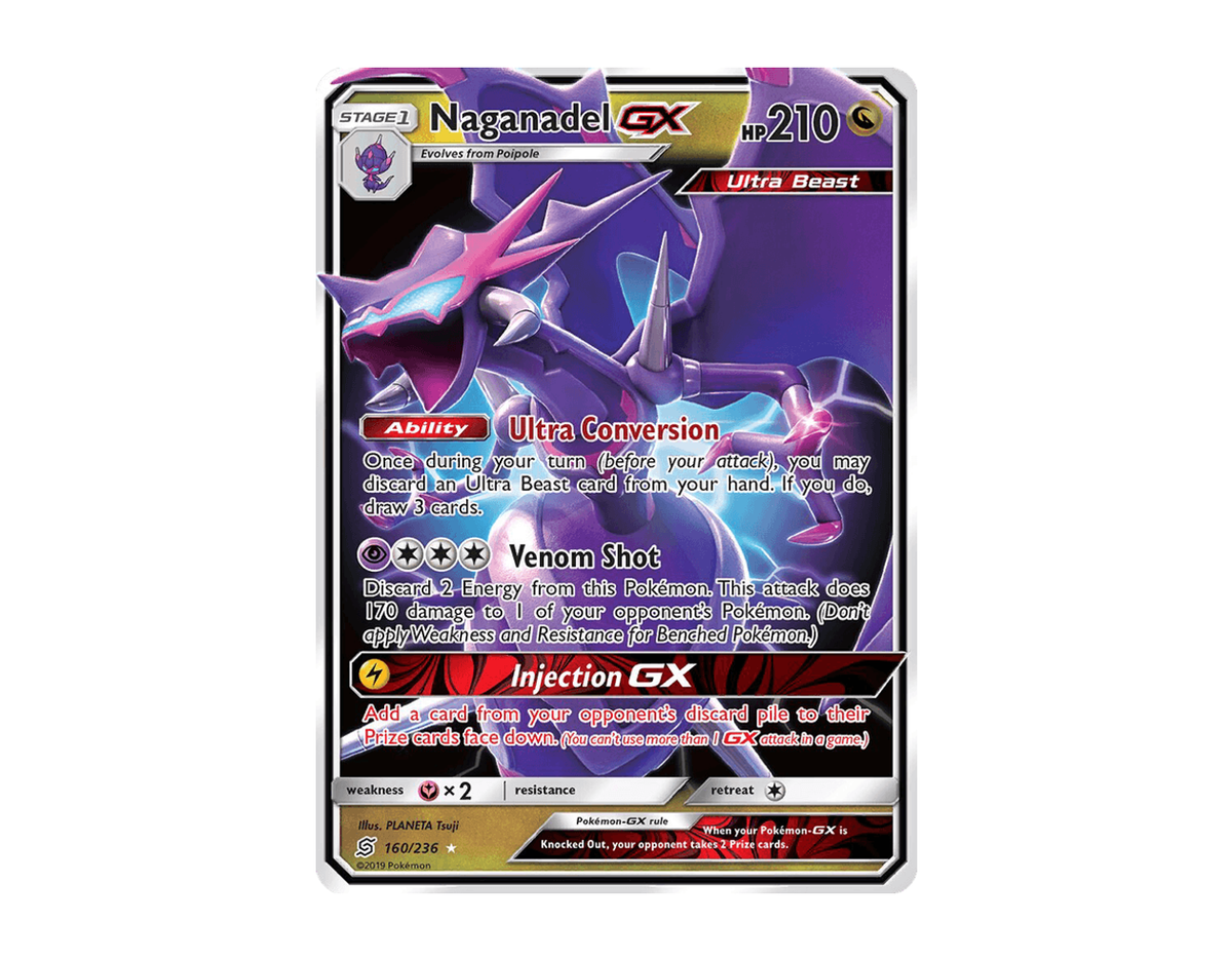 Naganadel GX UM 160/236 (Unified Minds)